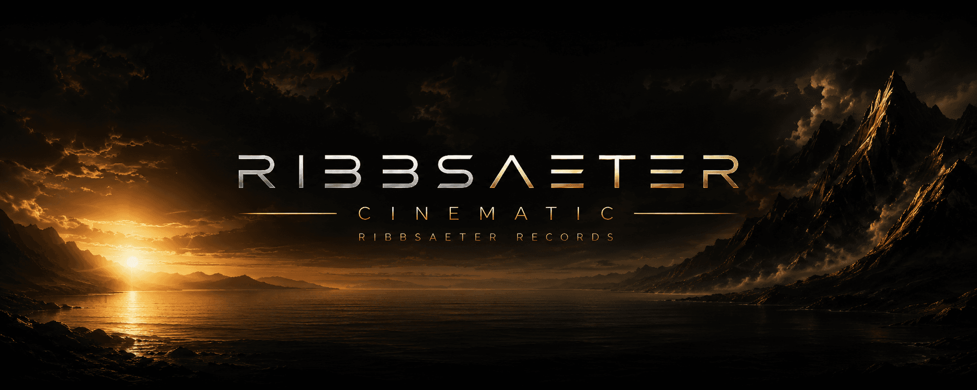 RIBBSAETER CINEMATIC official artist banner and wordmark