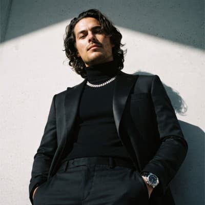 Patrick Ribbsaeter in a black suit