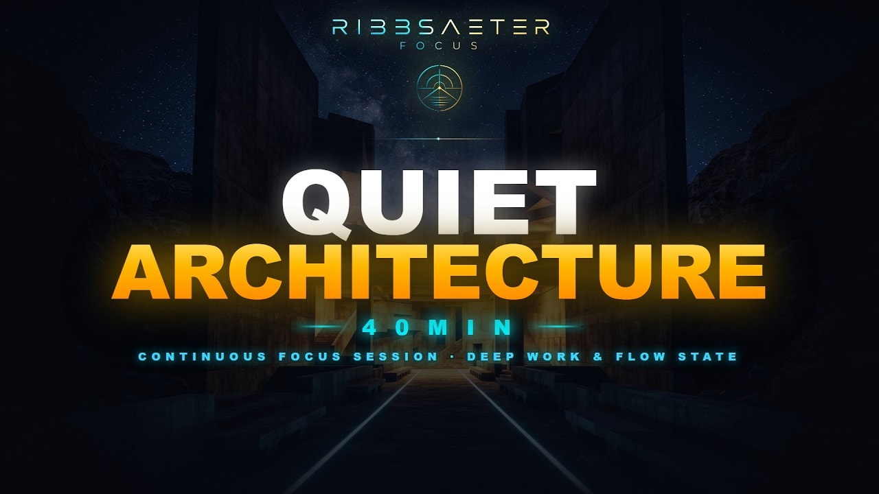 RIBBSAETER FOCUS THE QUIET ARCHITECTURE — VOL. 1 artwork