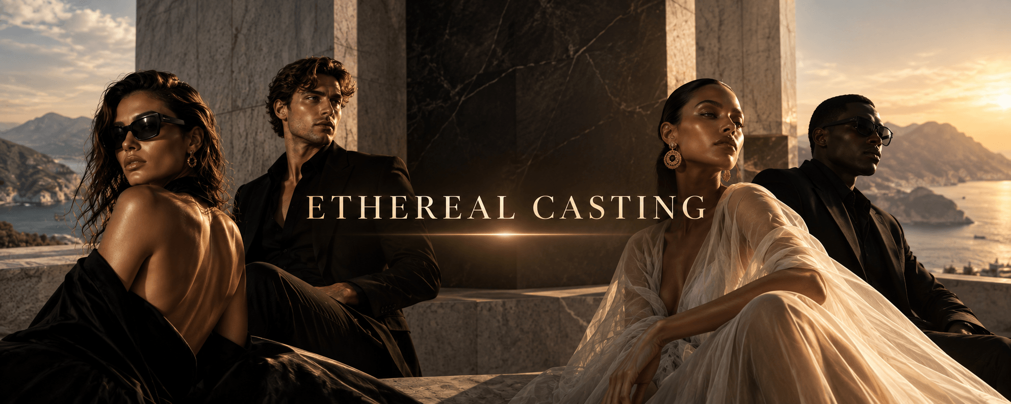 Ethereal Casting fashion campaign and ETHEREAL SOUND channel banner